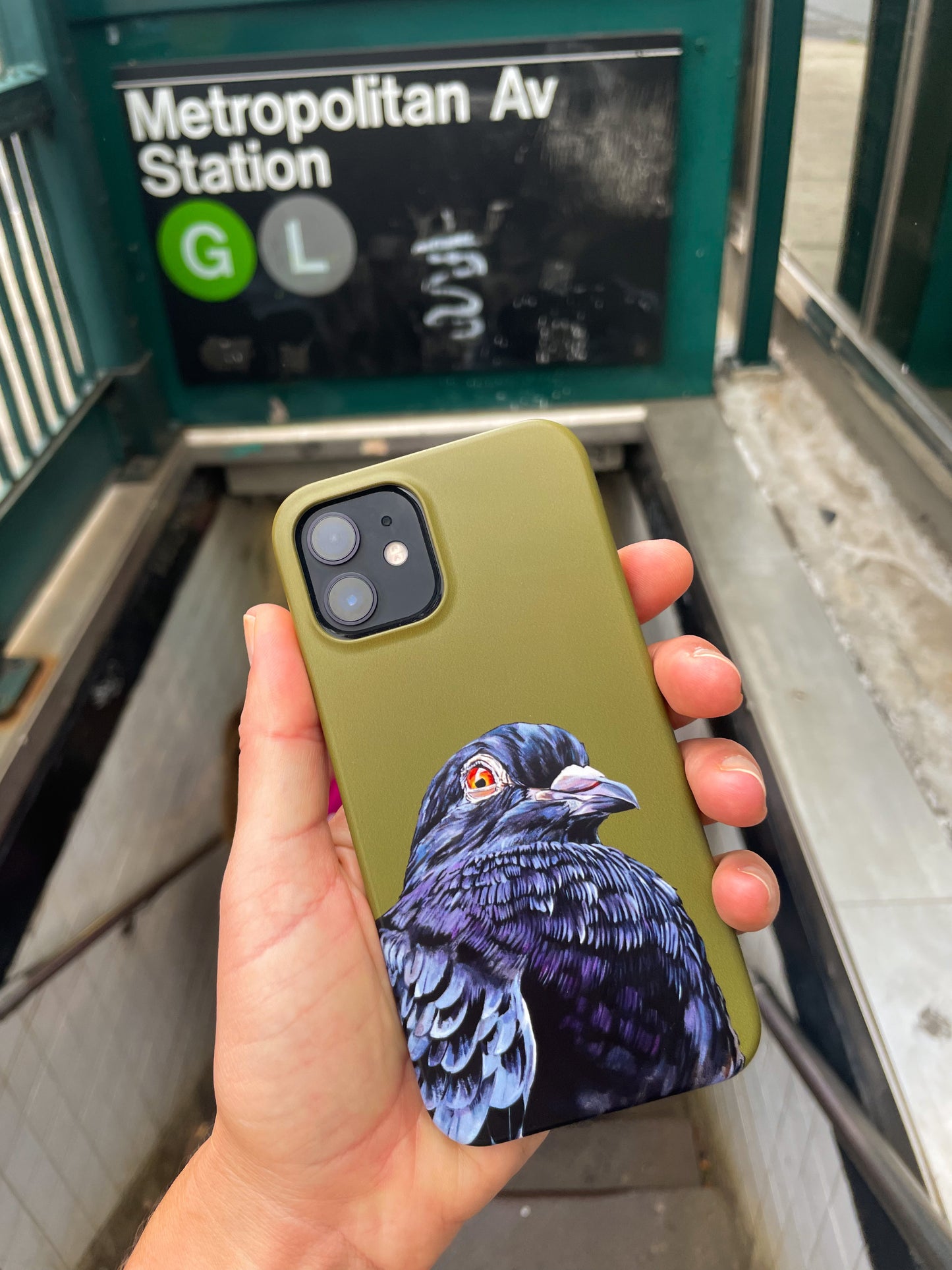 NYC Pigeon iPhone Case