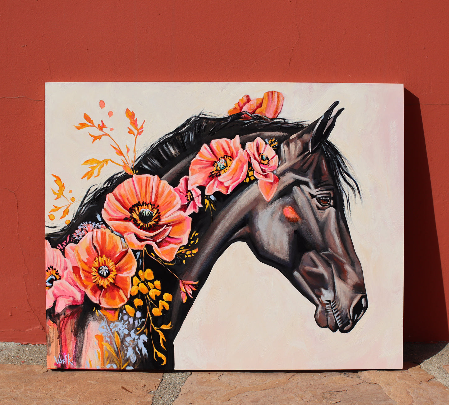 "a trail of wildflowers"