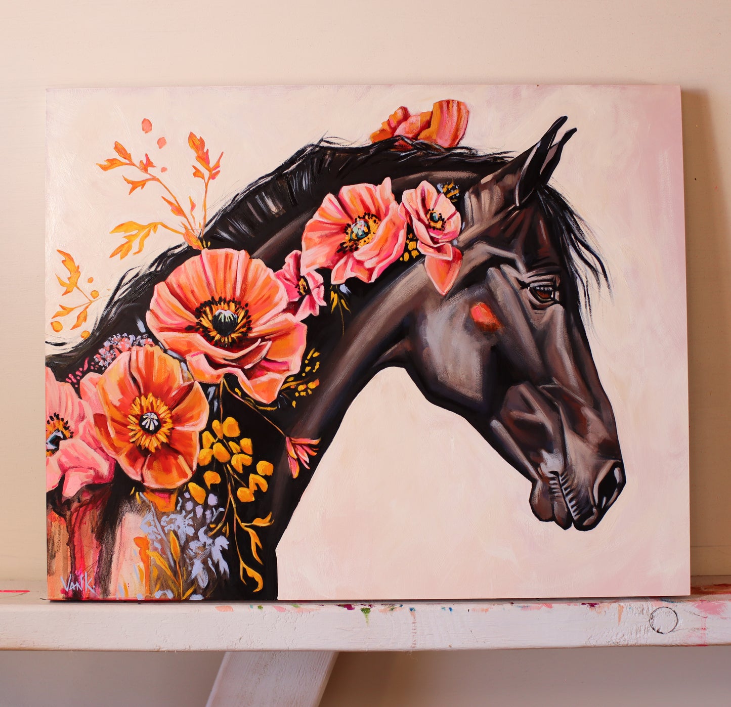 "a trail of wildflowers"