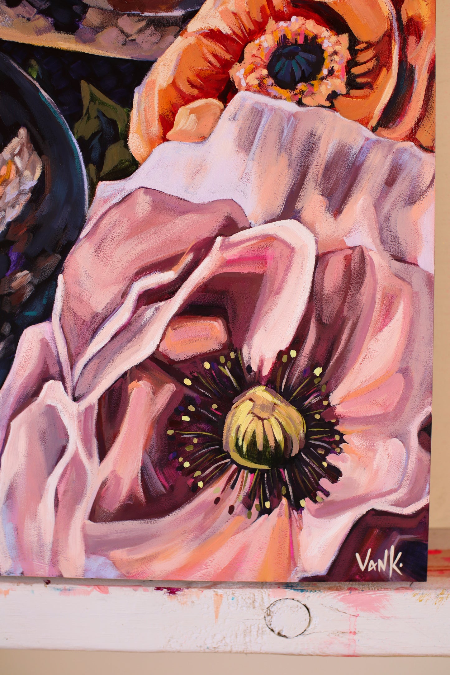 "the serpent wears a crown made of flowers"
