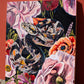 "the serpent wears a crown made of flowers"