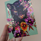 "into the jungle" greeting card