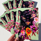 "into the jungle" greeting card